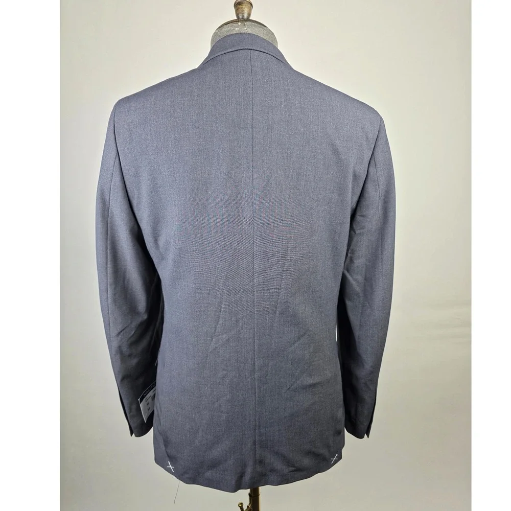 Nautica 2 Piece Suit Mens Chest 36R Pants‎ 30Wx30L Charcoal Modern Fit NWT